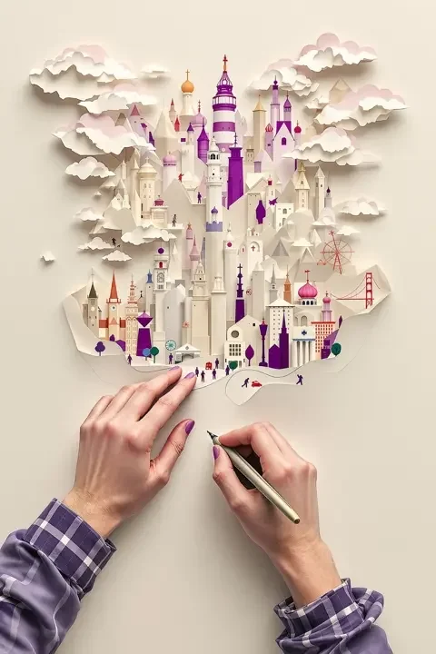 纸上旅行 高清电影海报，独立佳作