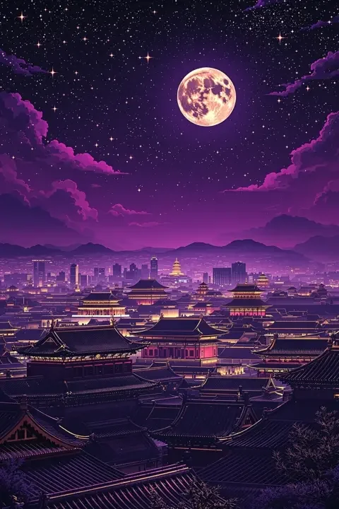 紫禁城之夜 高清电影海报，纪录影像