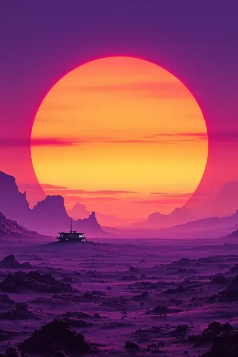 星球的黄昏 高清电影海报，纪录影像