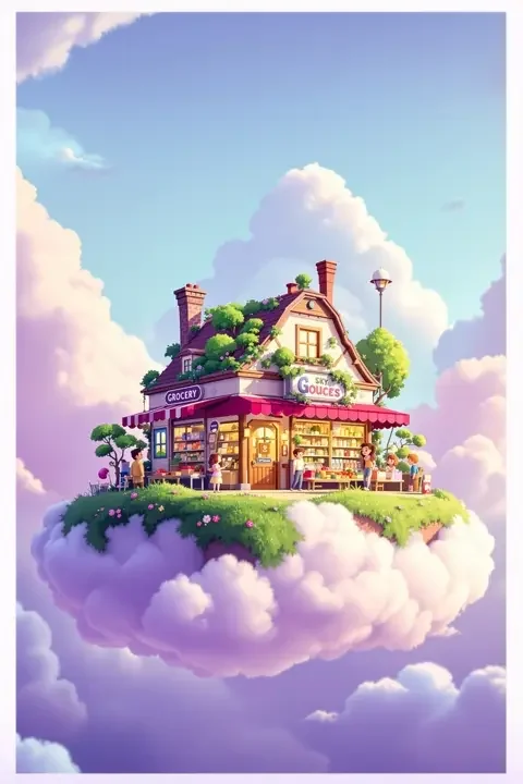 云端小卖部 高清电影海报，动画番剧