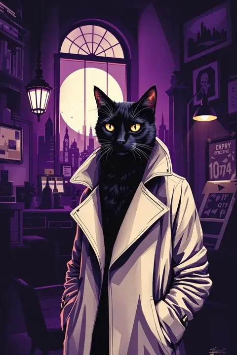 黑猫侦探社 高清电影海报，热播剧集